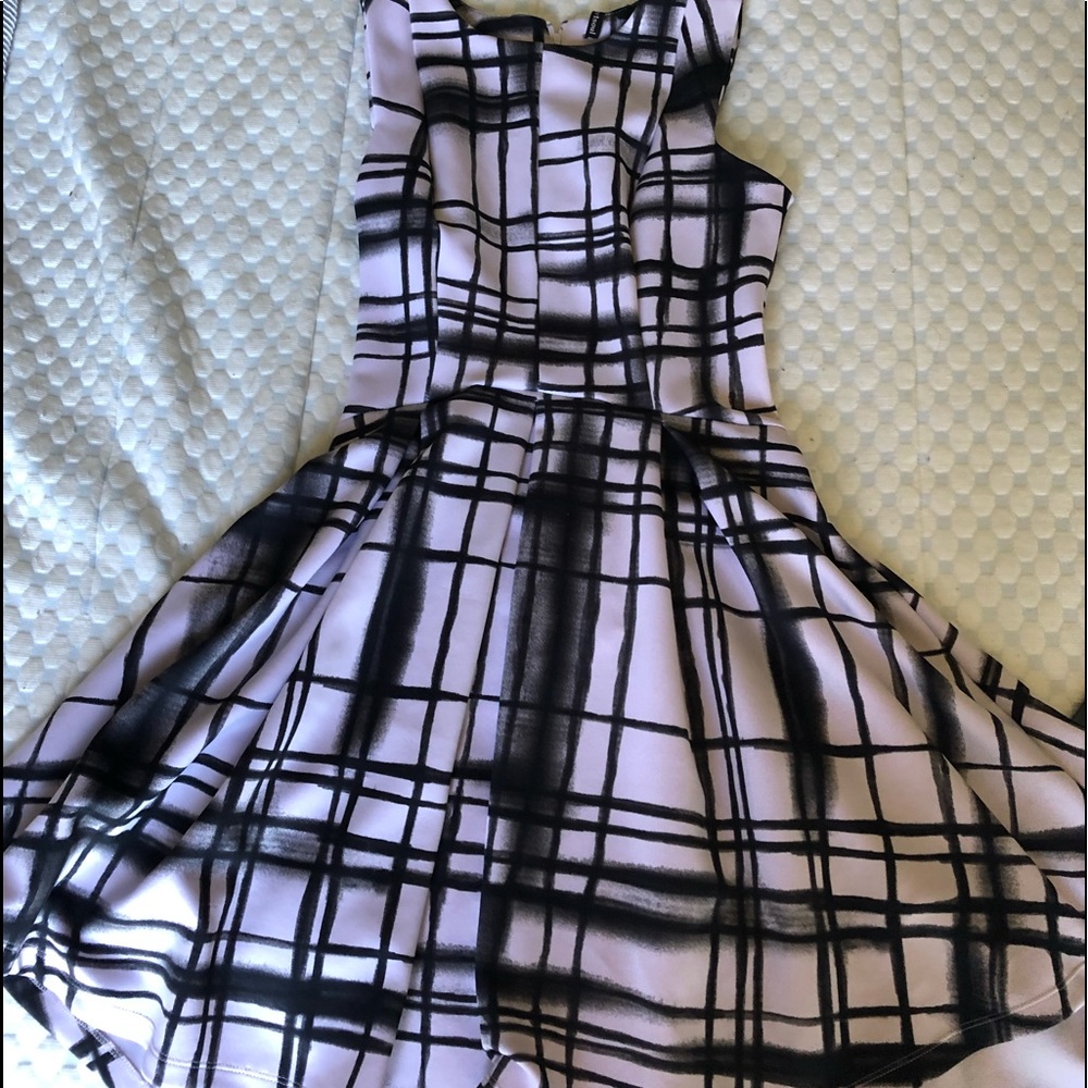 White/ Black Dress